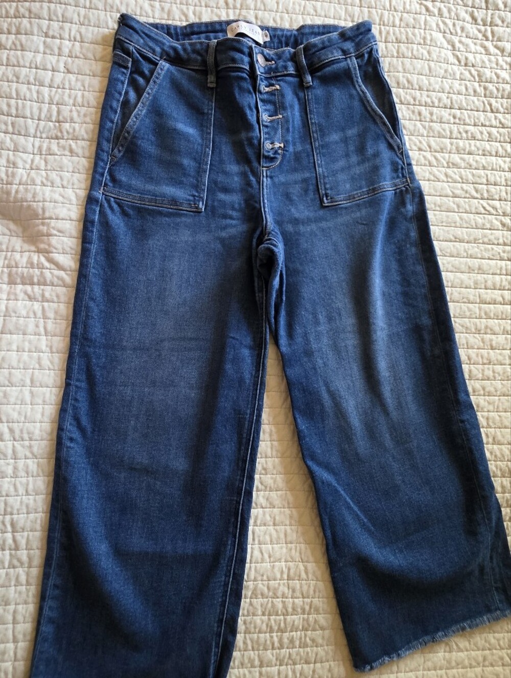 CJLA Hendrix Carly Jean Los Angeles Indigo High-Rise Wide Leg Jeans